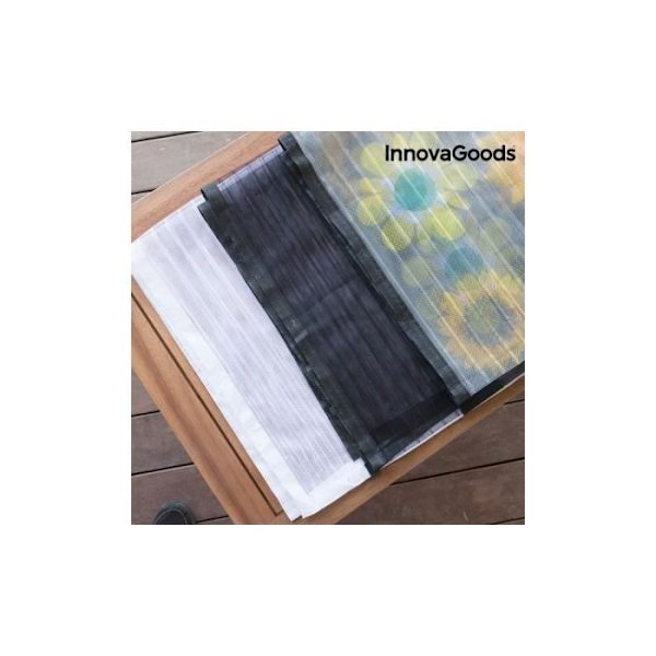 Myggnätsgardin - InnovaGoods - Anti-insekter - Magnetisk - 49,5 x 209 cm - Justerbar