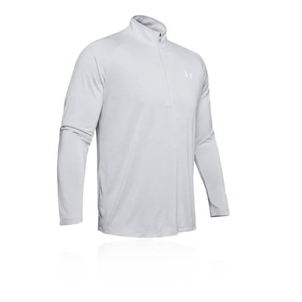 Sportblus - UNDER ARMOR - Herr Tech 2.0 - Långa ärmar - Grå - Andas Grå M