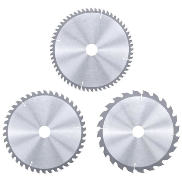 Set med 3 sågblad 210 x 30 x 2,5 mm