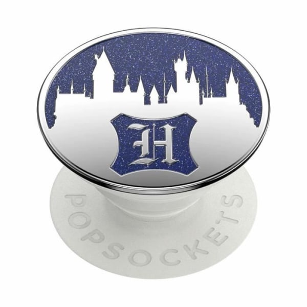 Popsockets Glitter Hogwards emalj smartphonegrepp - silver - 39,74x7x24,25 mm