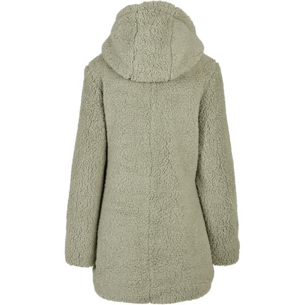 Dams polarjacka Urban Classics Sherpa - grön grön S