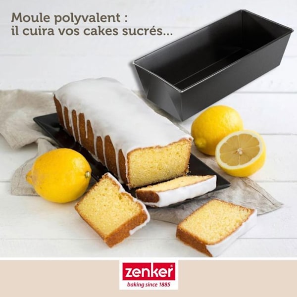 Brödform - Zenker - 3975 - 30 cm - Non-stick - Stål Svart