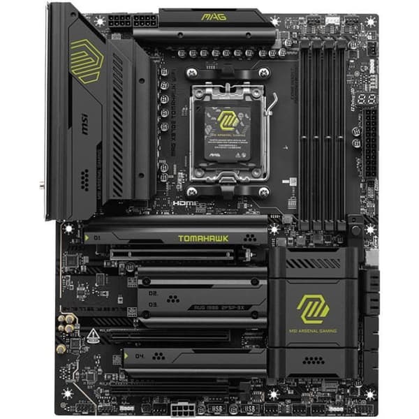 Moderkort - MSI - MAG X870E TOMAHAWK WIFI AM5-sockel ATX