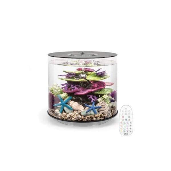 Oase Aquarium rund 15l svart LED - Tube 15 LED svart