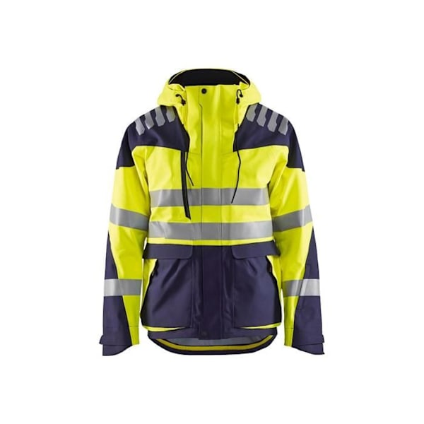 Reflekterande hardshell-jacka Blaklader Evolution - XS fluorescerande gul/marinblå