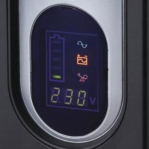 Onduler ROLINE DesignSecure 625 - Extern onduler - LCD-skärm - 625 VA - AC 230 V - Begränsad garanti - 10 år