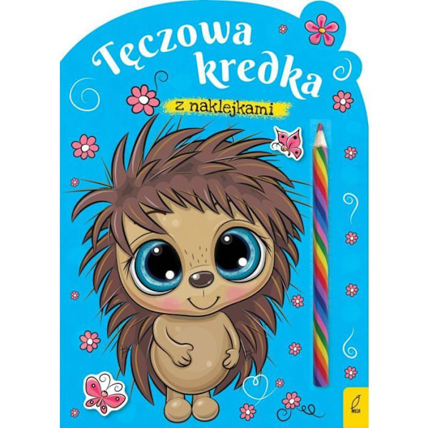 Färgpennor - fet krita Foksal Regnbågspenna Igelkott 89802