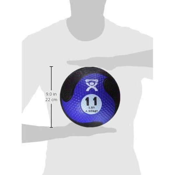 Cando Blue Rubber Medicine Ball 4,95 kg - 3B SCIENTIFIC - Fitness - Mixed - Vuxen Blå