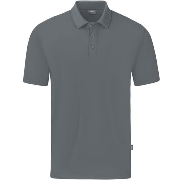 Polo Jako Organic Stretch - grå Grå S