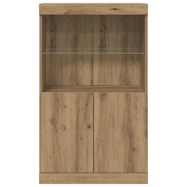 Buffé med LED-lampor Ek Hantverk 60x37x100 cm