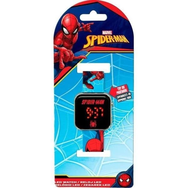 LED-klocka Spiderman - KIDS LICENSING - SPD4987