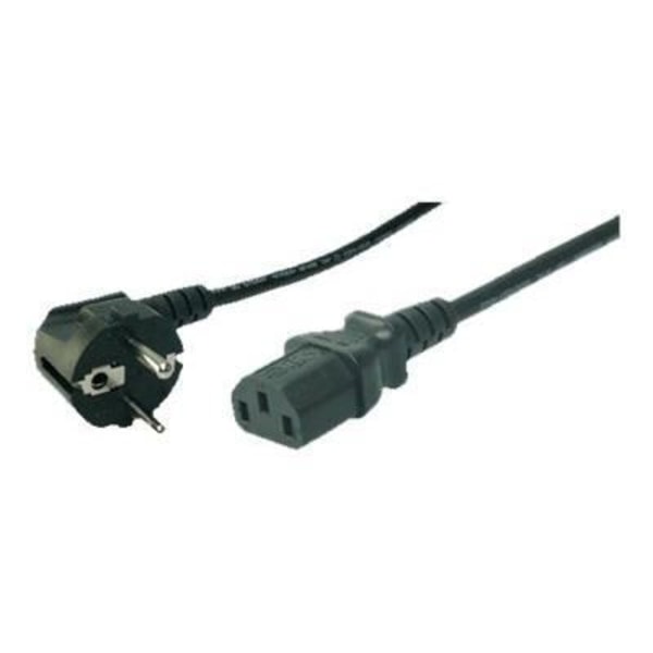 Schuko elkabel - LOGILINK - Lutande sida - 3,0 m