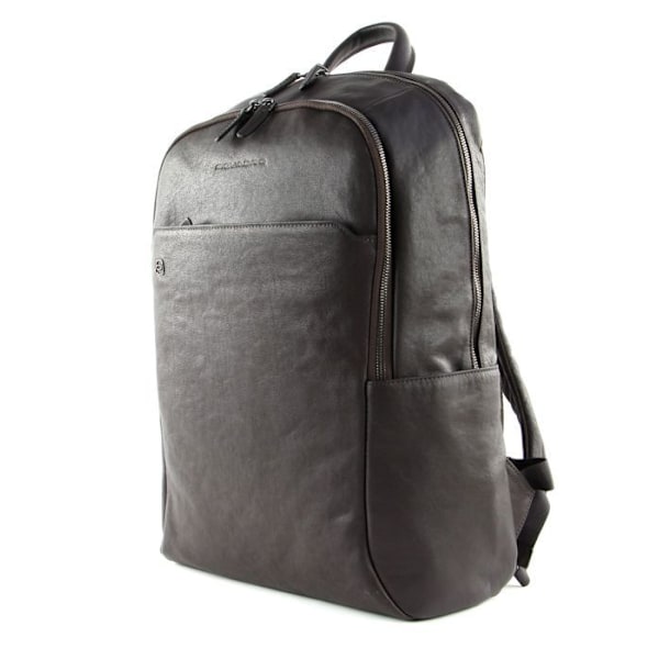 Ryggsäck - PIQUADRO - Black Square - Brun - För män - Praktiska fack kastanj