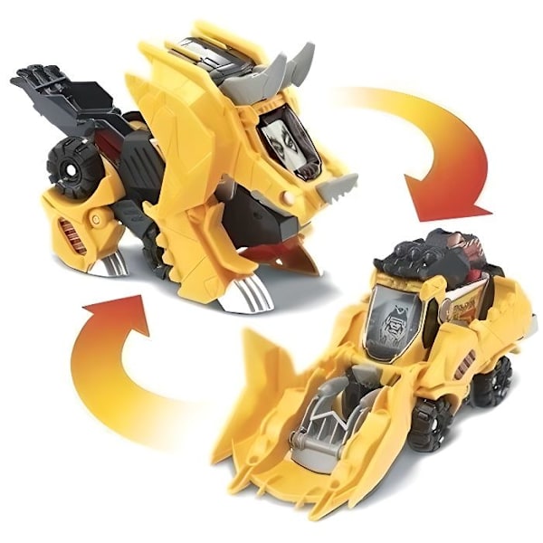 VTECH - Switch & Go Dinos - Molops, Super Triceratops (grävmaskin) Flerfärgad