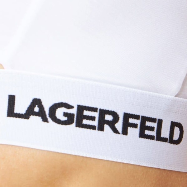 Karl Lagerfeld BH - 211W2101 - Logotyp Peephole BH för kvinnor Vit M
