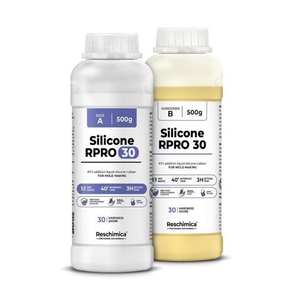 Silikongummi - R PRO - R PRO 30 - 1:1 - Ej giftig - Hög rivhållfasthet