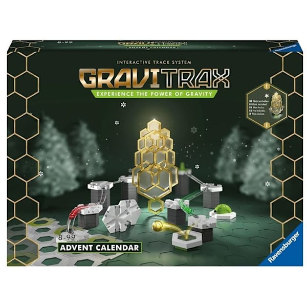 GraviTrax adventskalender - Ravensburger - Förbered julen i GraviTrax-universumet Flerfärgad