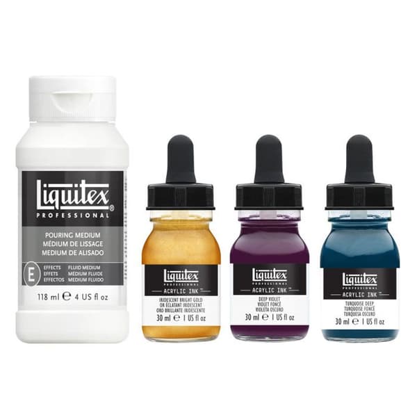 LIQUITEX PROFESSIONAL AKRYLBLÄCK DYPA FÄRGER + MEDIUM