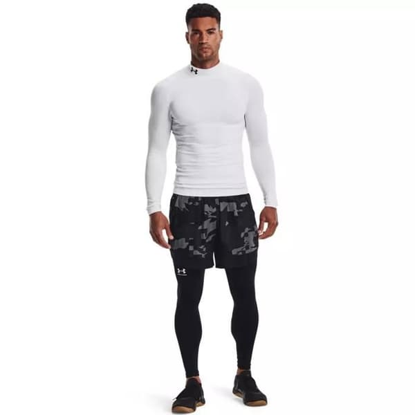 Under Armour Comp Mock vit T-shirt för män Vit XL