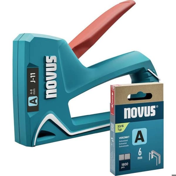 Novus Tools J-11 030-0455 Manuell häftare Häftlängd 4 - 8 mm