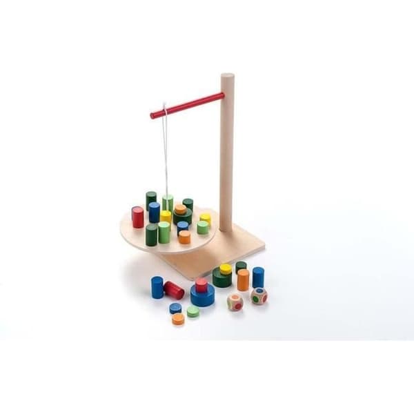Learning Game - Engelhart - Trä swing balans spel Flerfärgad