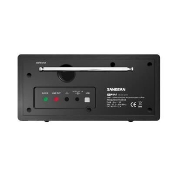 Sangean DDR-31 klockradio - DAB+/FM - Svart