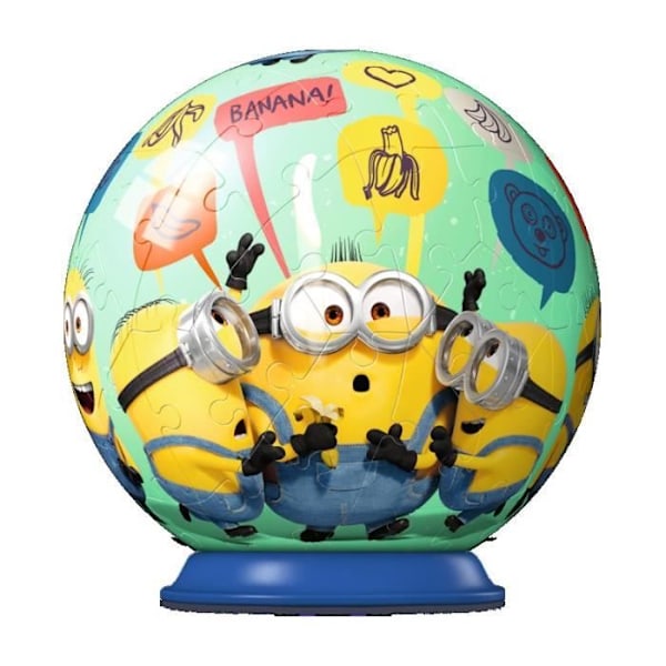 3D Ball Minions 2 Pussel - Ravensburger - 72 numrerade bitar - Från 6 år