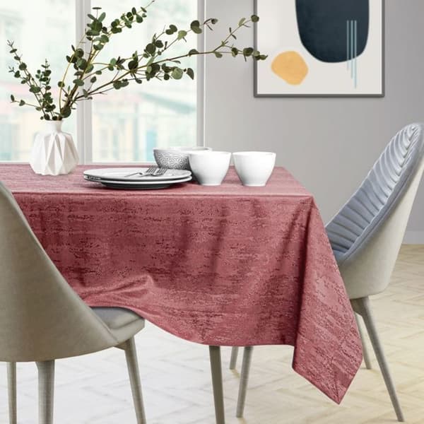 Bordduk - Vesta - Rosa - Glansig effekt - 40x120 cm Ros