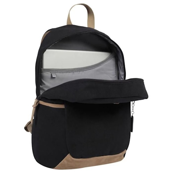 Ryggsäck - TOTTO - Jaideny - Laptopfack - Detaljer i Mocka - Flerfärgad Svart, Flerfärgad