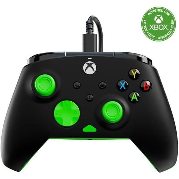 Spelkontroll - TURTLE BEACH - Rematch Core - Trådbunden - Svart/Grön - Xbox/PC Svart; Grön
