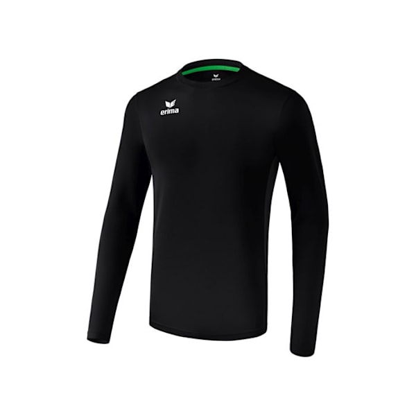 Barntröja - Erima - Liga - Långa ärmar - 100% polyester - Andas svart 12 år