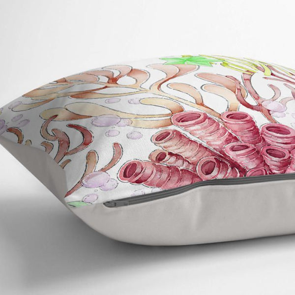 Bonamaison Kuddfodral - 1 - Kuddfodral, Polyester, Flerfärgad, 45x45