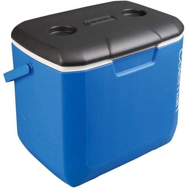 Kylbox - COLEMAN - Prestanda 30 QT - Isolering av PU-skum - 2 dagars förvaring - Kompakt Svart