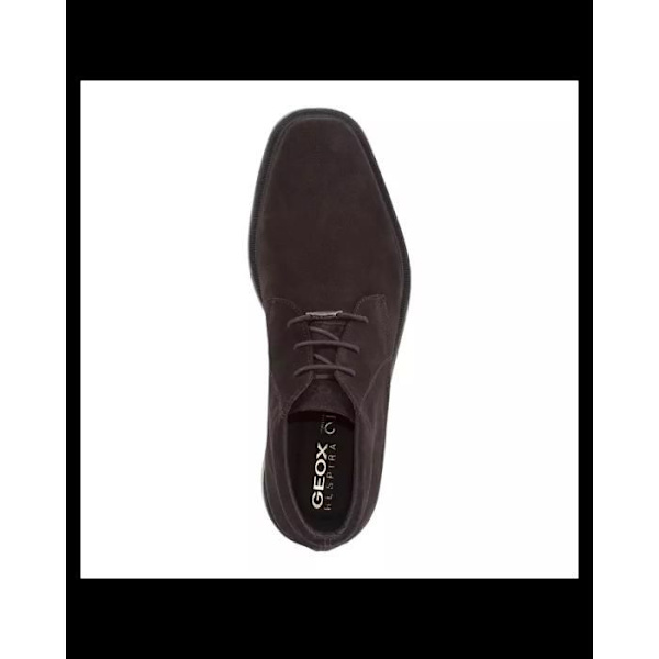 Bottines - Geox - Brayden Kaffe - Vattentåliga - Andningsbara - Mocka-Nubuck kastanj 41