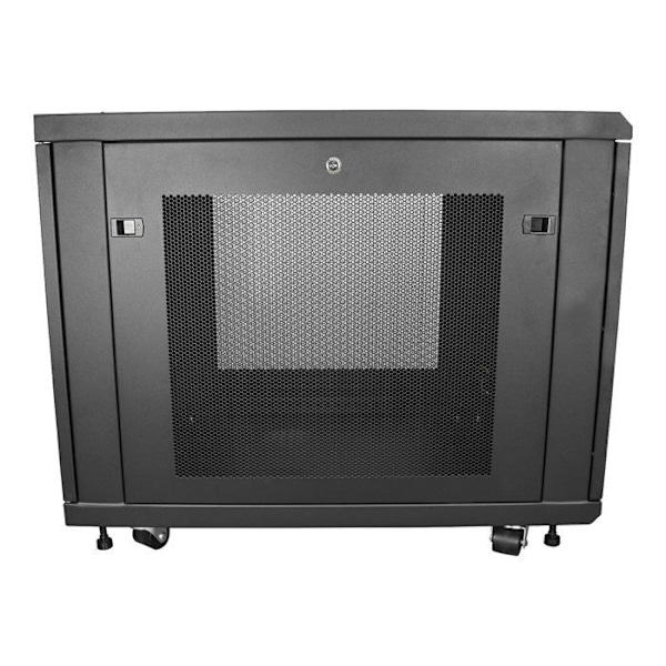 StarTech.com 12U Serverrack 31" Djupt serverskåp Nätverkskåpa 12U Patch Rack 12U 31" Svart Rack