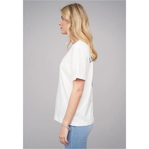 T-shirt dam Cloud5ive 77 Limoncello - vit vit M