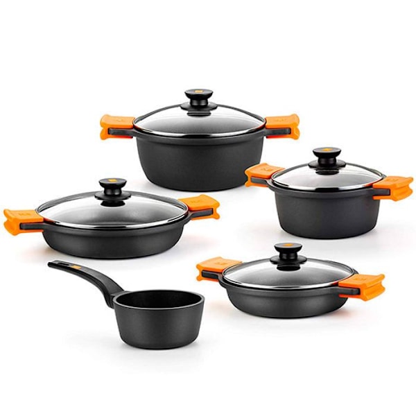 BRA-batteri Contemporain 5 delar - Effektiv Naranja
