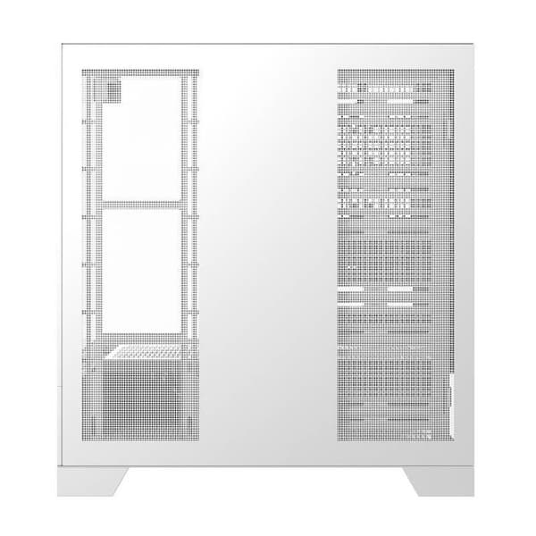 Central enhet endast - mini pc Darkflash Datorlåda utan fläkt DY450 (vit)