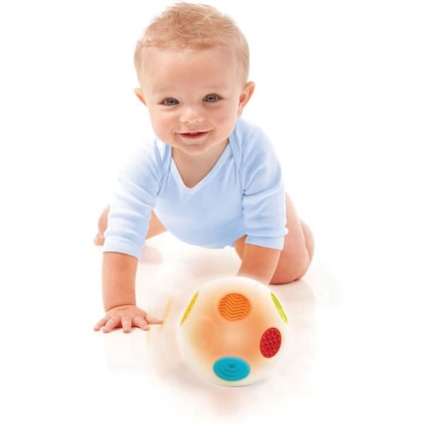 Interaktiv leksak för baby - INFANTINO - Senso' Sound Ball - 4 melodier - 7 färger och ljus - 6 texturer