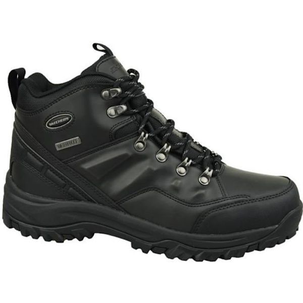 Vandringsskor - Skechers - Relment 65529-BBK - Svart - Naturligt läder - Snörning Svart 45