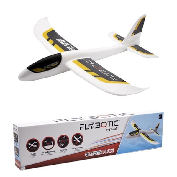 Avion Planeur - Silverlit - FLYBOTIC - Glider Flow 50cm - Räckvidd 20m - För barn från 5 år