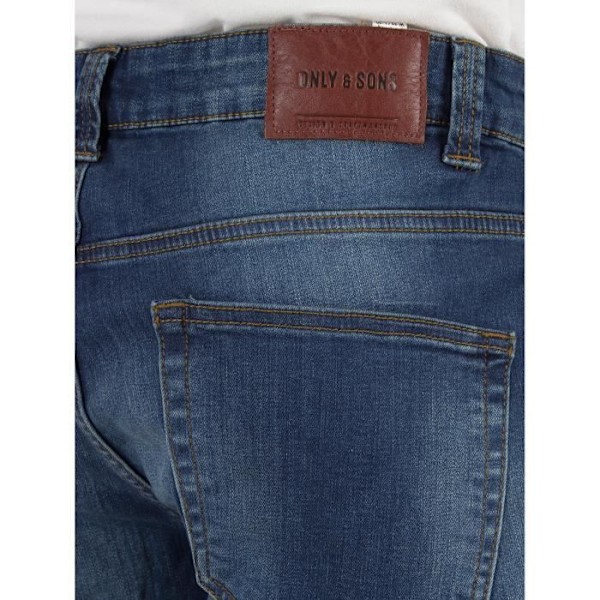 Jeans Herr - Only & Sons - Trame 5076 - Regular Fit - Blå - Standardstorlek Blå 32/34