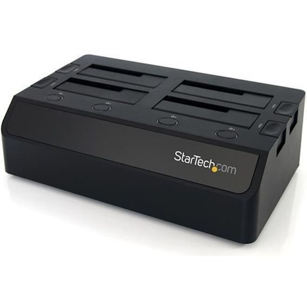 USB 3.0 dockingstation - STARTECH - SDOCK4U33 - 4 hårddiskar - Fläktar - UASP