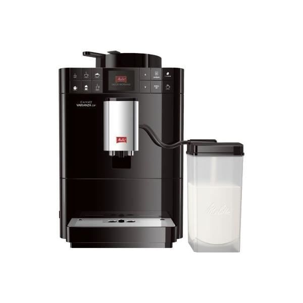 Espresso med MELITTA VARIENZA BLACK kvarn - Tryck 15 bar - Kaffebönor - Minnesfunktion