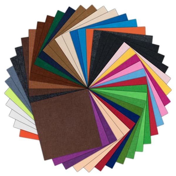 Filtark Bundle 1,0 mm - Blandade färger - 42-pack Standard