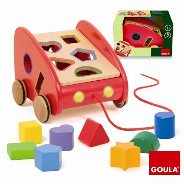 Formad Trädragbil - Goula - Blandad - Från 1 år Flerfärgad