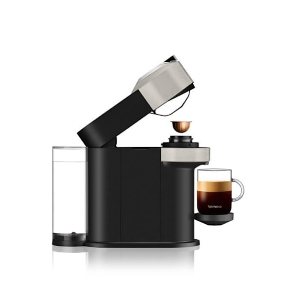 NESPRESSO KRUPS Vertuo Next kaffemaskin, espressobryggare, grå YY4298FD Ljusgrått