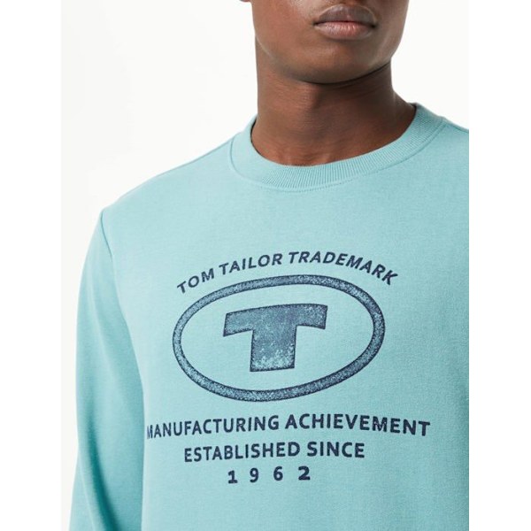 Tom tailor sweatshirt - 1032929 -, träningsoverall för män Salvia jag