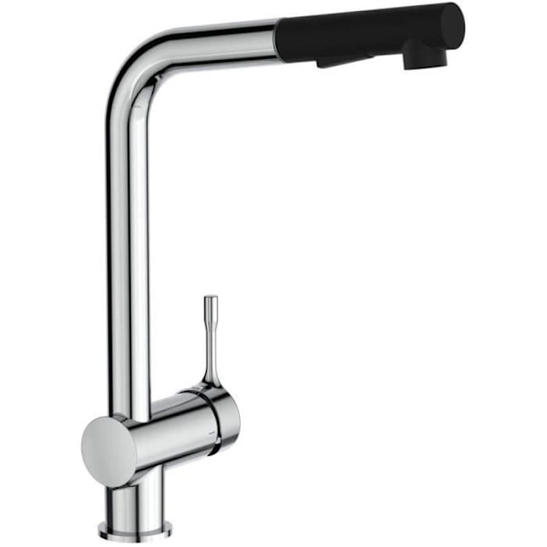 Ideal Standard Ceralook Blandare med hög svängbar och utdragbar pip 2 funktioner Krom - BC178AA Grå