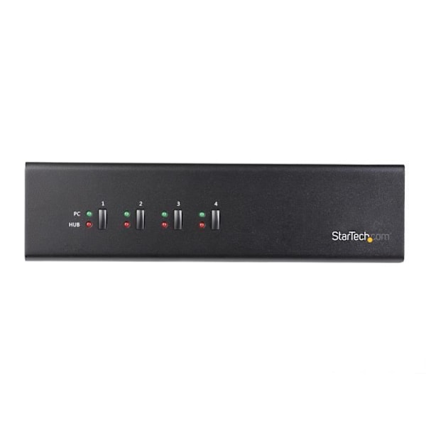 4-portars Dual-Link DVI USB-skärmtangentbordsmus KVM-switch med USB 3.0-hubb - STARTECH - TAA-kompatibel